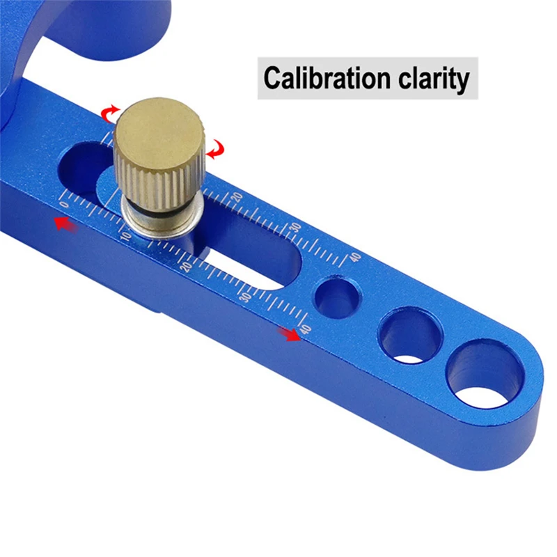

6-12mm ABS Hand-held Wood Punch Woodworking Locator Boards Connection Hole Locator Woodworking Tool Straight Hole Locator