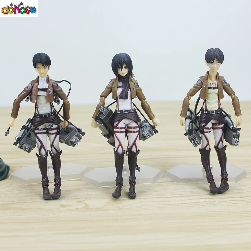 Экшн-фигурка Эрена йера из японского аниме атака на Титанов Figma 207 Коллекционная