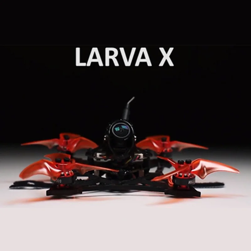 Happyymodel Larva X 2 3S 100 мм 5 дюйма 2S гоночный Дрон совместимый с Frsky Flysky|Детали и
