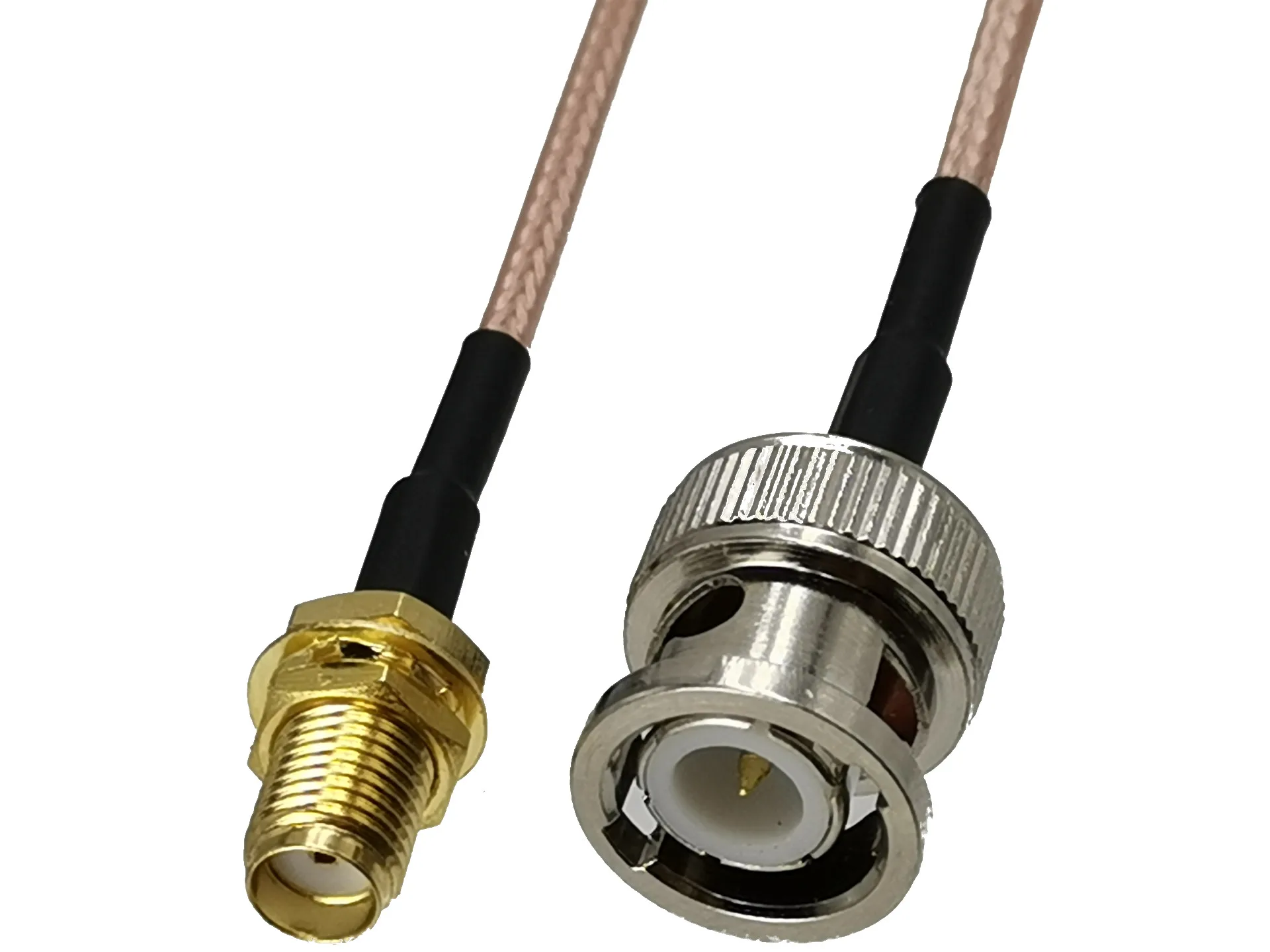 

1pcs RG316 BNC Male Plug to SMA Female Jack Bulkhead Nut RF Coaxial Connector Pigtail Jumper Cable Straight New 4inch~5M