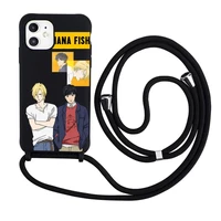 banana fish anime phone case necklace lanyard for iphone 12 11 8 7 se 2020 mini pro x xs xr max plus