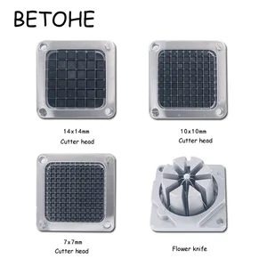 Детали аппарата для резки картофеля, редиса, огурца, части аппарата из нержавеющей стали, режущая головка, лезвия