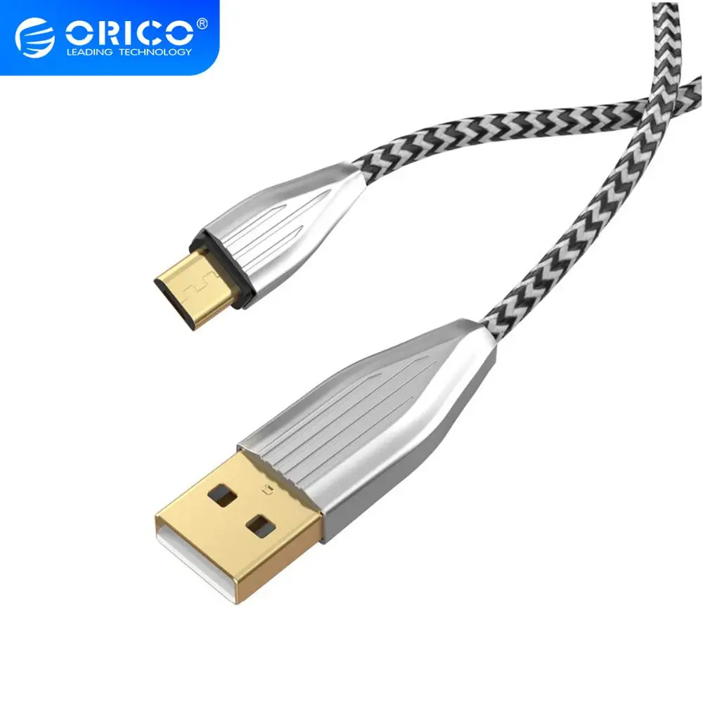 USB-кабель ORICO KTM1 портативный плетеный кабель для зарядки мобильный телефон 2 1 А
