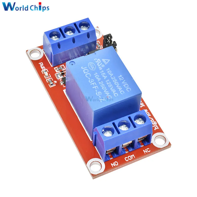 Один 1 канал 5 в 9 в 12 В 24 В релейный модуль Плата щит для Arduino с опора для оптопары высокий и низкий уровень триггерный модуль