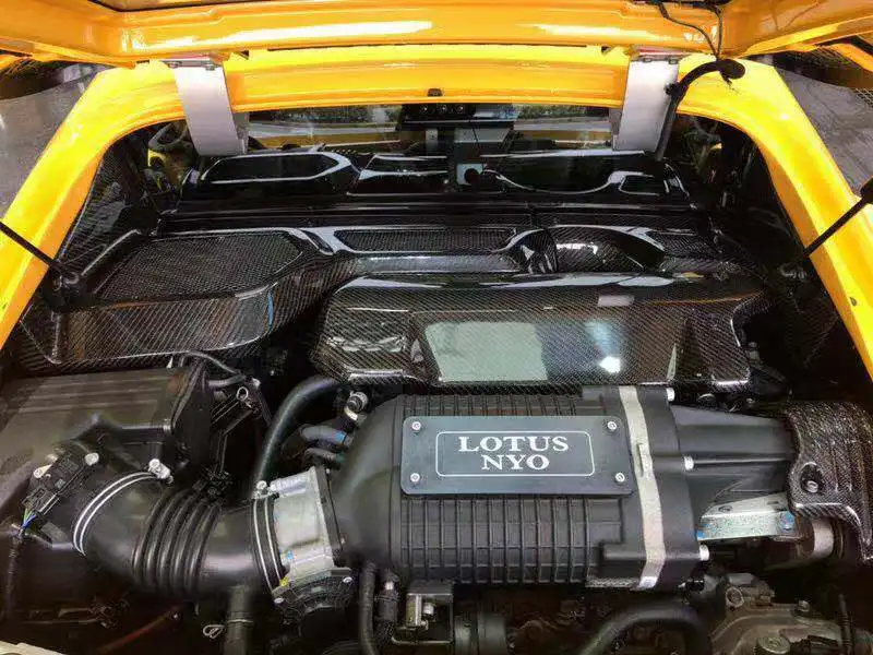 CF комплект углеродного волокна крышка двигателя капот для Lotus Exige S 2015up авто