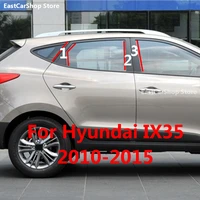 for hyundai ix35 lm 2015 2014 2013 2012 2011 2010 car door window middle column b c pillar black strip stickers cover accessorie