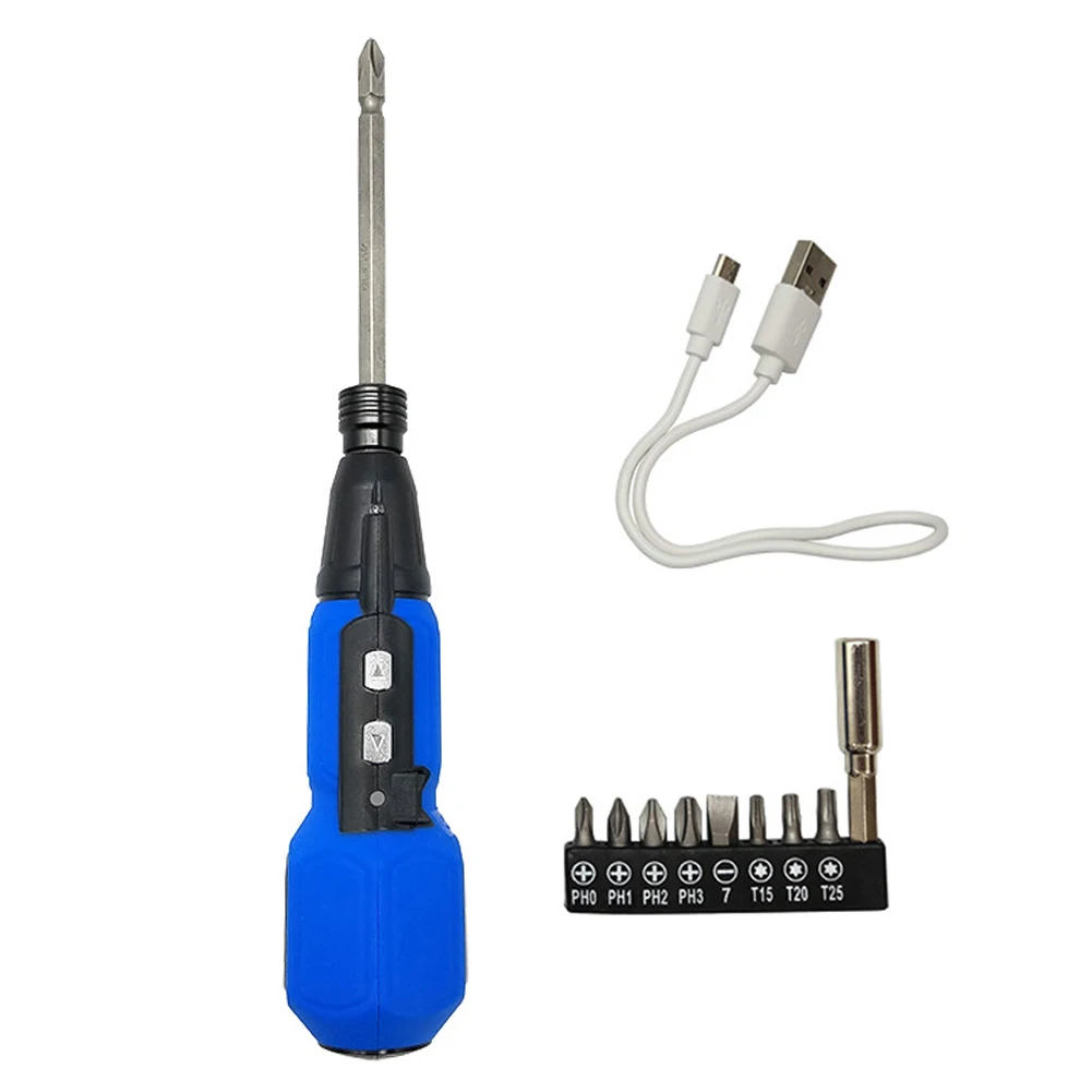 

Electric Screwdriver Repairing Mini 3.6V USB Rechargeable Multifunctional Cordless Dual Use Big Torque With LED Light Portable