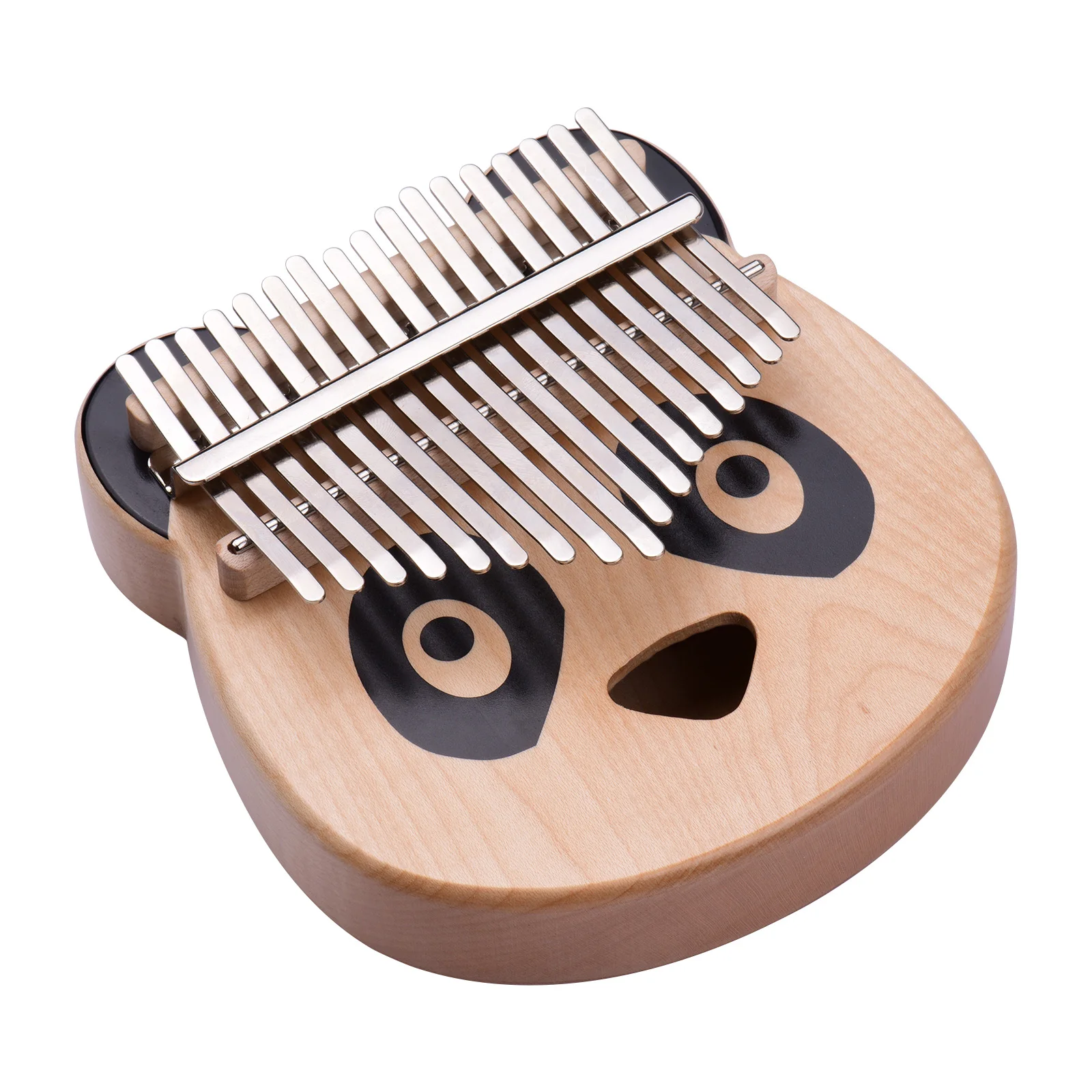 

Калимба с 17 клавишами, портативное пальцевое пианино с тоном C, пальцевое пианино из кленового дерева, инструмент для сотрясения пальцев
