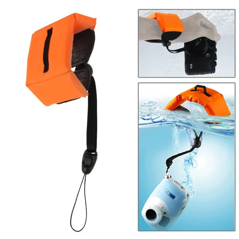 

For Go Pro Accessories Diving Swimming Floating Bobber Hand Wrist Strap for GoPro HERO5 HERO4 Session HERO 5 4 3+ SJ4000 D20 D30
