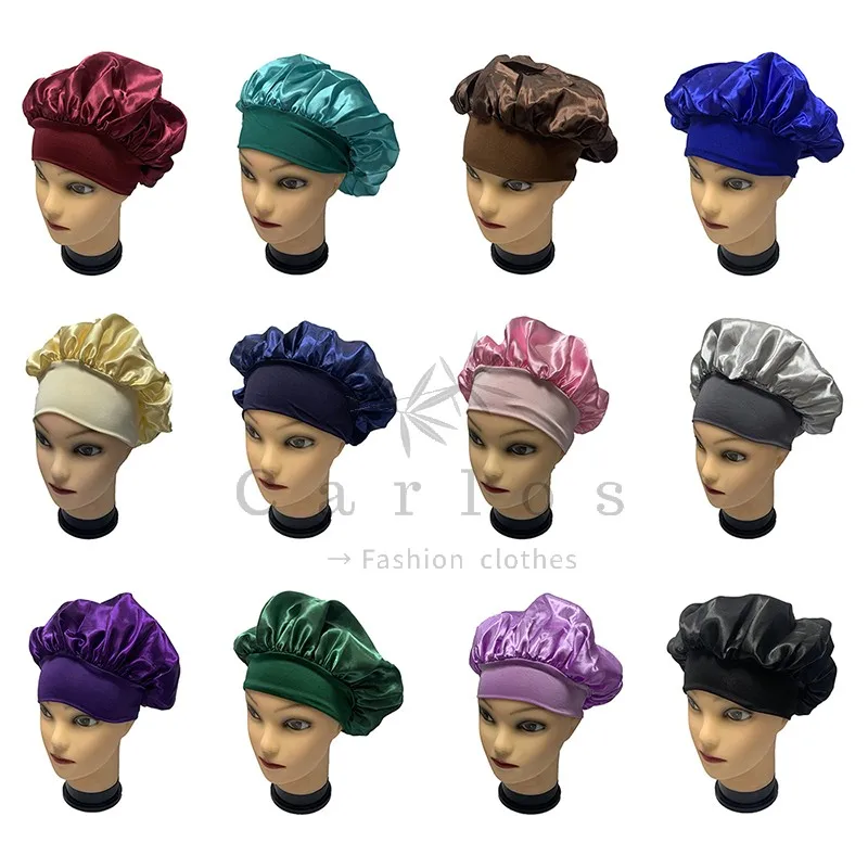 

Newest Elegant Turban Hats Women Cap Beaded For India Hat Scarfs Head Wrap Headband Girl Hair Accessories Lady