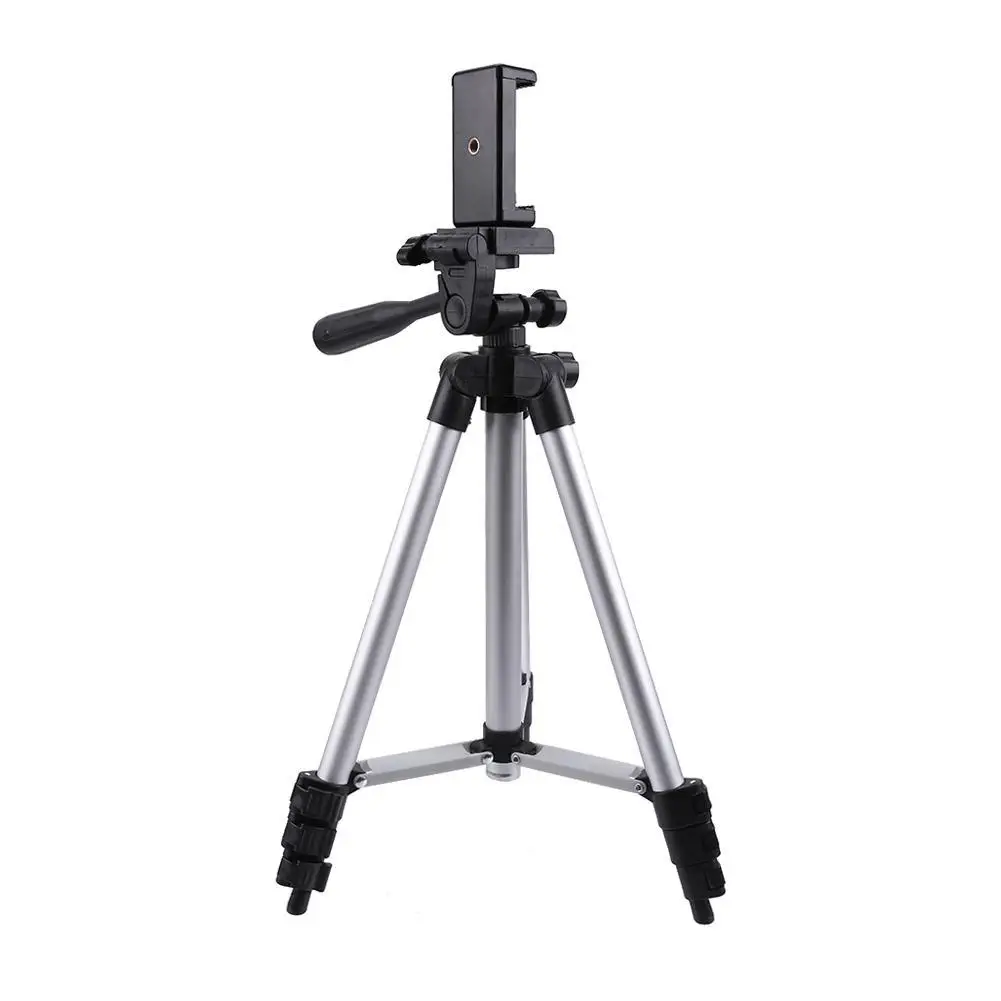 Professional Foldable Camera Tripod Holder Stand Screw Stabilizer Aluminum with Phone for DSRL Smartphones | Электроника