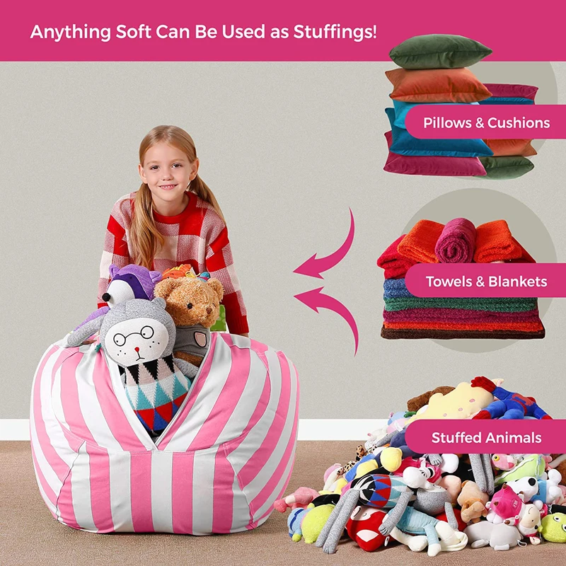 Портативное детское кресло 32 дюйма, мягкие игрушки-животные, мешок для хранения, удобный диван от AliExpress RU&CIS NEW