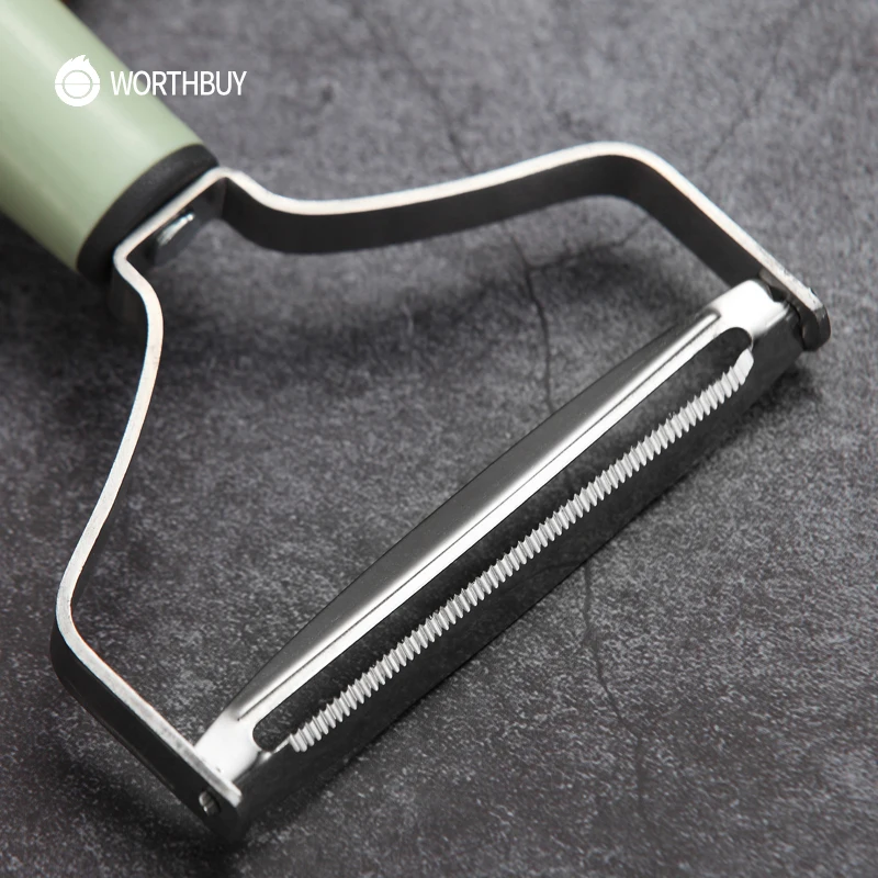 

WORTHBUY Wide Fruit Vegetable Peeler Stainless Steel Peeler With Plastic Handle Pumpkin Potato Slicer Kitchen Vegetable Tools