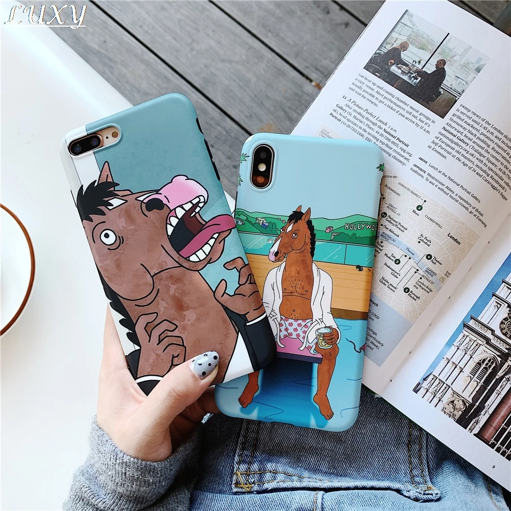 Fuuny BoJack Horseman Американский мультфильм чехол для телефона Apple iPhone 11 Pro Max Xr X XS 7 8 6 S Plus