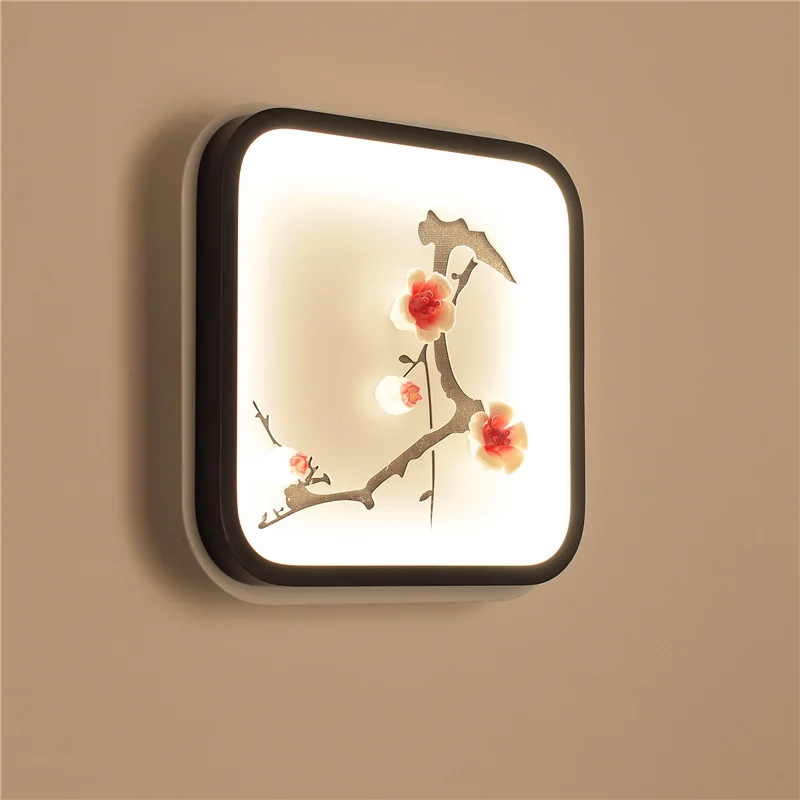 

DLMH Indoor Wall Lamps Fixture Ceramic Modern LED Sconce Contemporary Creative Decorative For Home Foyer Corridor Bedroom