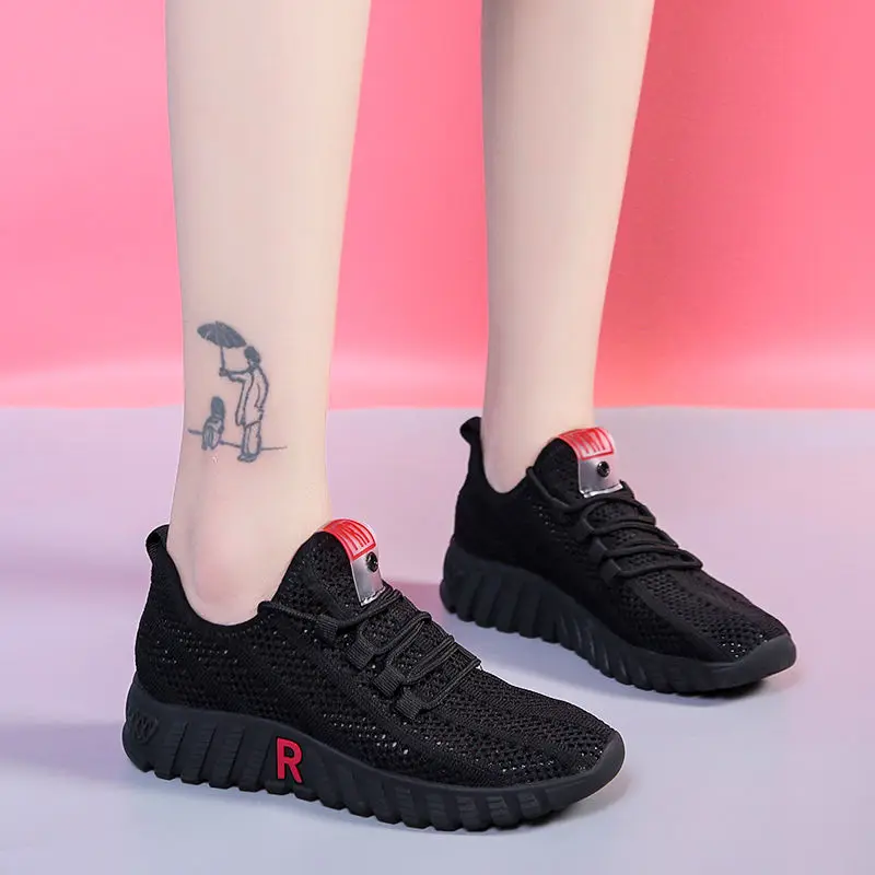 

Women Tennis Shoes Bottom Sneakers Gym Female Sport Walking Breathable Mesh Women Sneakers Lightweight Sports