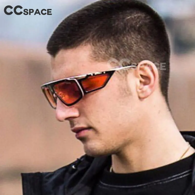 48043 большая оправа боковое зеркало 4 линзы солнцезащитные очки для мужчин и