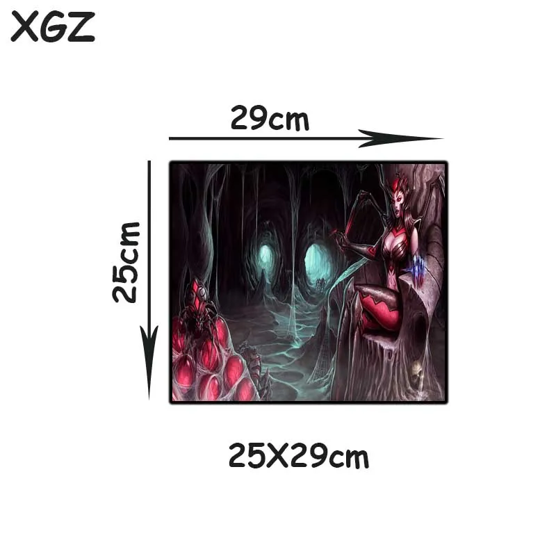 

XGZ Large Gaming Mouse Pad Black Exquisite Lock Edge Anime Spider Empress Custom Office Computer Desk Mat Non-slip Carpet Xxl