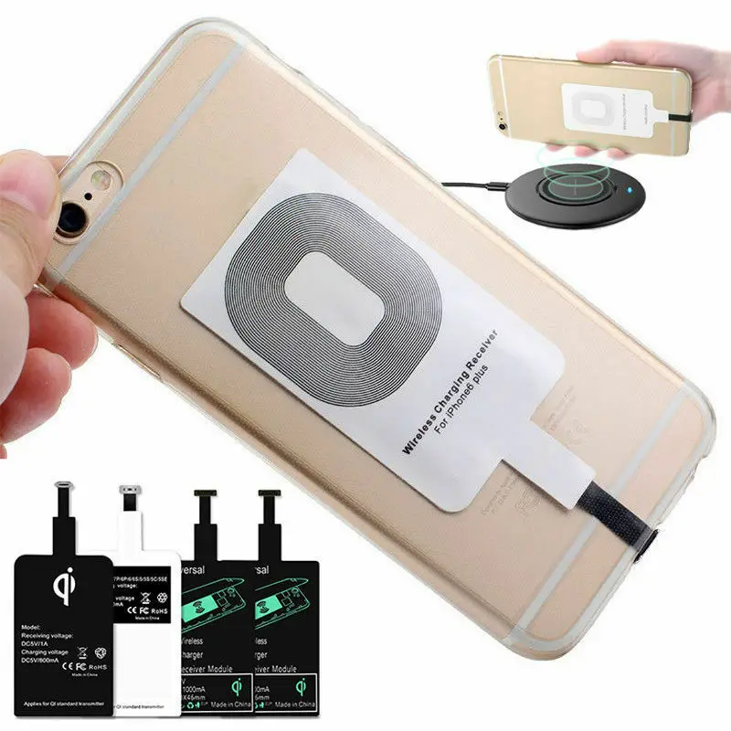 Универсальное беспроводное зарядное устройство Qi адаптер Быстрая зарядка