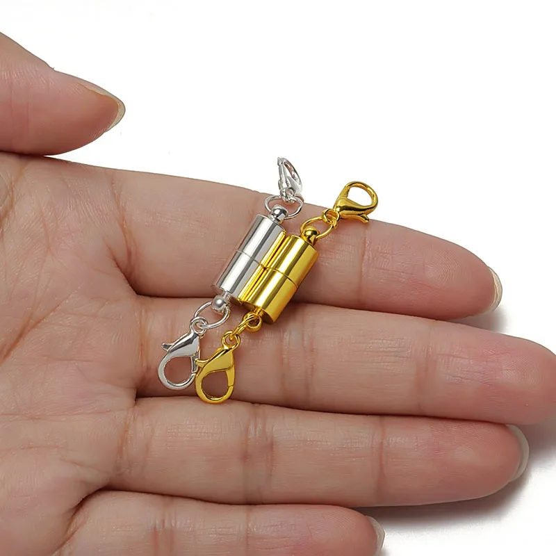 

1pcs Round Magnetic Clasps for Bracelet Necklace Making Fasteners Clasp Buckle Jewelry Connector Findings Accessories Supplies