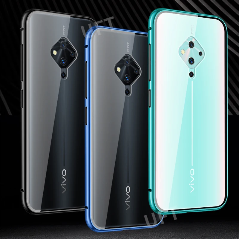 Чехол для Vivo V17 NEO магнитный 360 дюйма передний + задний двухсторонний чехол из
