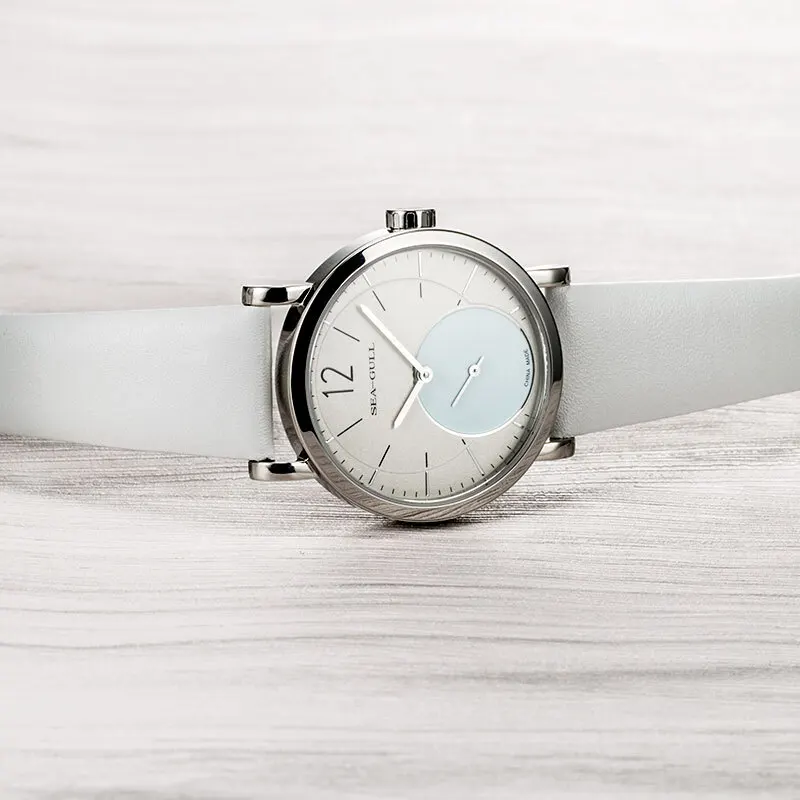 Ультратонкие женские механические модные часы Seagull 9 мм с ручным заводом 819.97.5009L |
