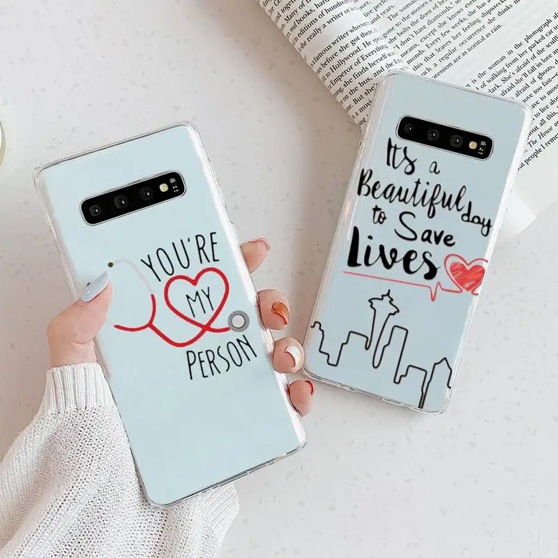 

You're My Person New Arrivals Phone Case Transparent For Samsung Galaxy A S Note 9 10 51 50 71 70 80 20 21 30s ultra plus