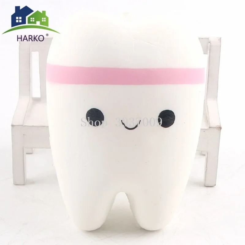 Милый мультяшный кулон в виде зубов HARKO мягкая детская игрушка медленно