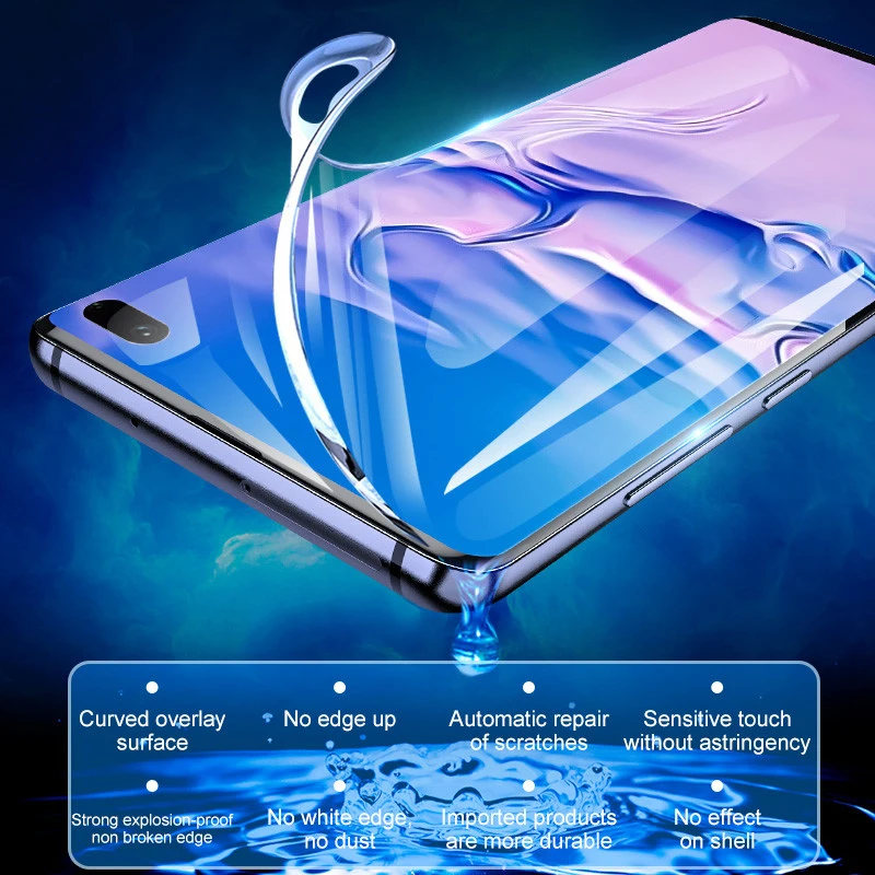 Гидрогелевая Защитная пленка для Samsung Galaxy S21 Plus S22 Ultra FE S20 S10 S9 Note 20 9 10 4 шт. |