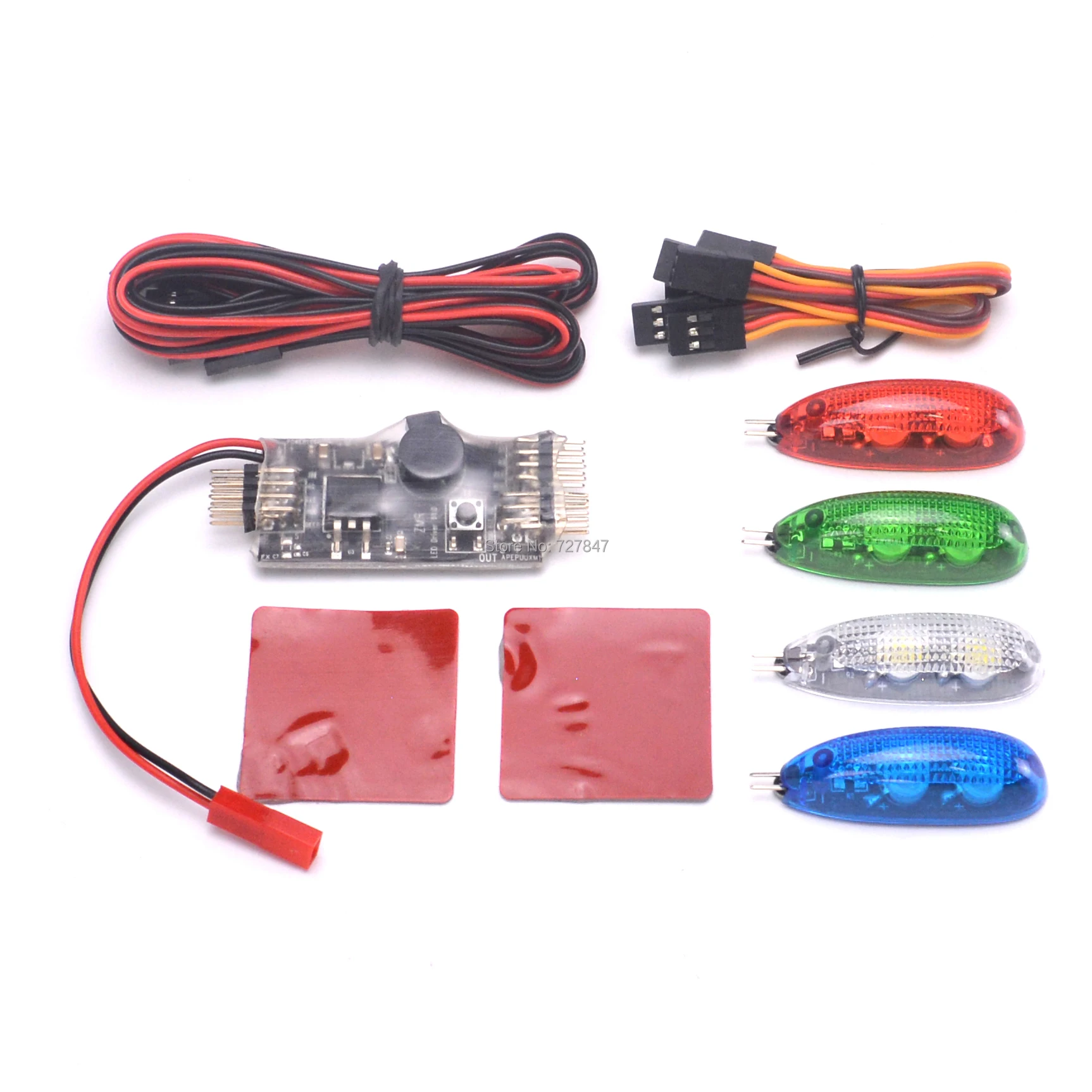 New Intelligent Navigation Light V1 LED Red Green White Blue Wireless for FPV Quadcopter Racing Drone | Игрушки и хобби