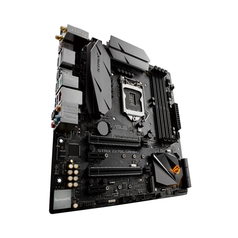 asus rog strix z270g gaming lga 1151 intel z270 gaming motherboard ddr4 64g 2×m 2 core i3 6300t 6098p cpus pci e 3 0 hdmi usb3 1 free global ship