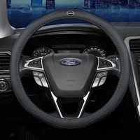 car steering wheel cover set for ford ranger fiesta focus everest ecosport kuga 2020 2019 breathable car styling accessories