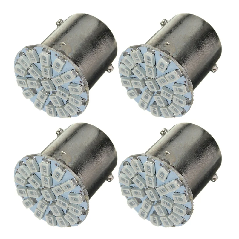 4 шт. T20 BA15S 382 P21W 1156 22 SMD светодиодный 1 Вт автомобильный поворотный задний боковой
