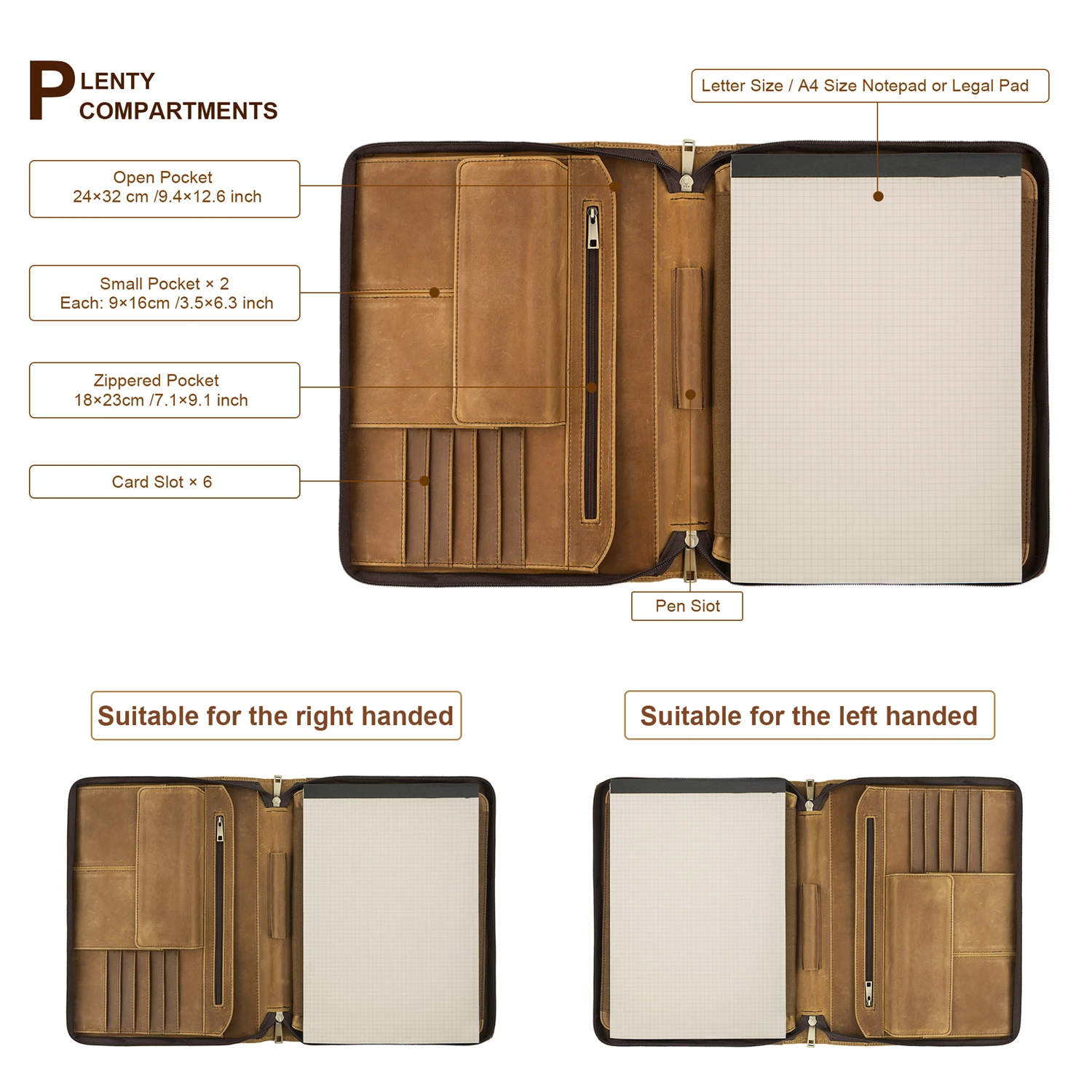 Ручная работа винтажный портфель из натуральной кожи A4 папка индивидуальный