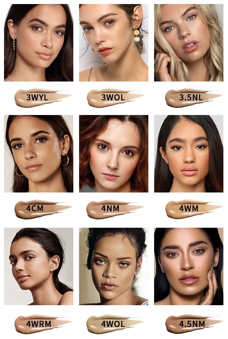 Pudaier, профессиональная основа для лица, макияж, полное покрытие, Жидкая основа, крем, матовая основа, основа, основа для лица, консилер, косметика