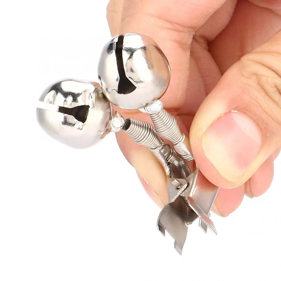 2pcs/Lot Fishing Alarm Double Bells Bell Clip Rod Bite Stainless Steel Carp Accessory | Спорт и развлечения