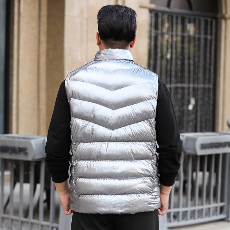Новинка жилет большого размера 10XL 9XL 8XL из высококачественного хлопка Мужская
