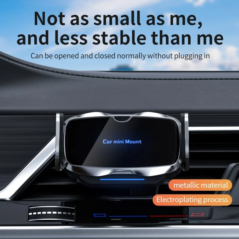 tongdaytech p7 electronic car phone holder stand for iphone 12 11 pro max samsung 360 bracket in car soporte para telefono movil free global shipping