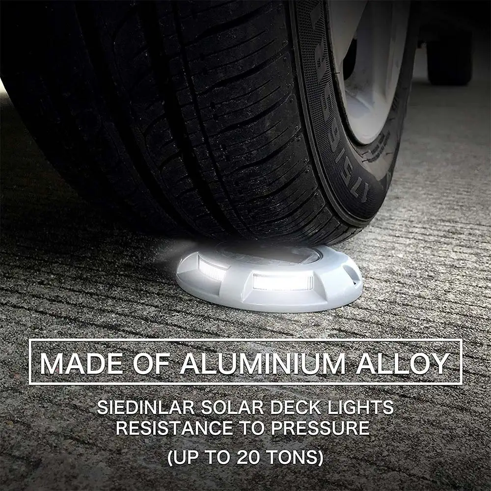 구매 태양광 충전식 계단 데크 조명, 진입로 도크, LED 조명, 야외용 방수 도로 마커, 계단, 정원지면