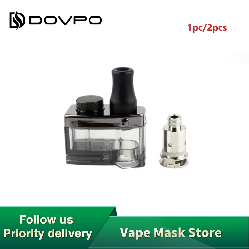 1pc 2pcs Original Dovpo Peaks Pod Cartridge with 1.4ohm Ceramic / 0.8ohm Mesh Coil 2ml E-cig for Starter Kit | Электроника