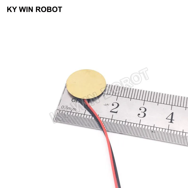 10 Pcs Piezoelectric Piezo Ceramic Wafer Plate Dia 15mm For Buzzer Loudspeaker