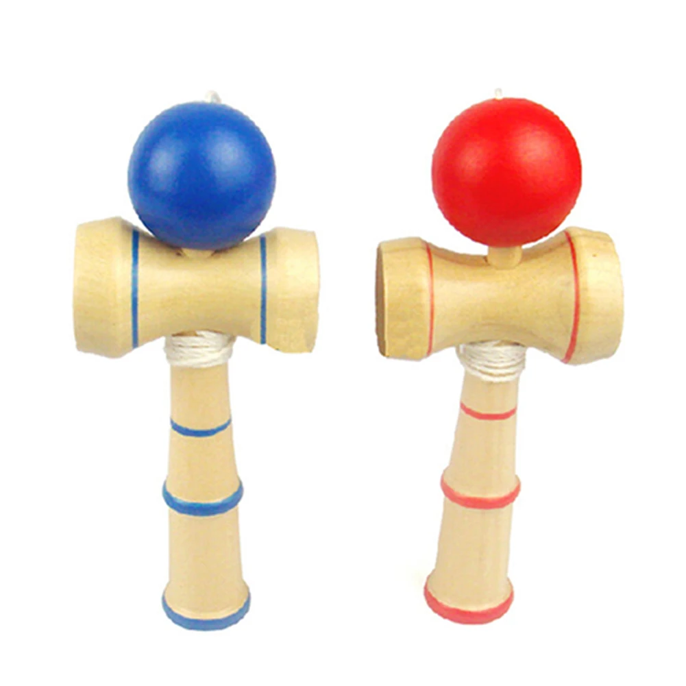 Дети деревянный шар Kendama традиционные японские игра балансирующая мастерство