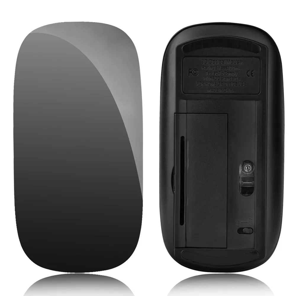 Ouhaobin 2 4 GHz беспроводная оптическая мышь 1200 DPI ультратонкая USB мульти сенсорная