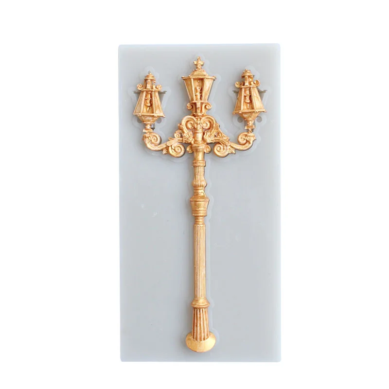 Силиконовая форма сделай сам для моделирования уличной лампы в стиле ретро