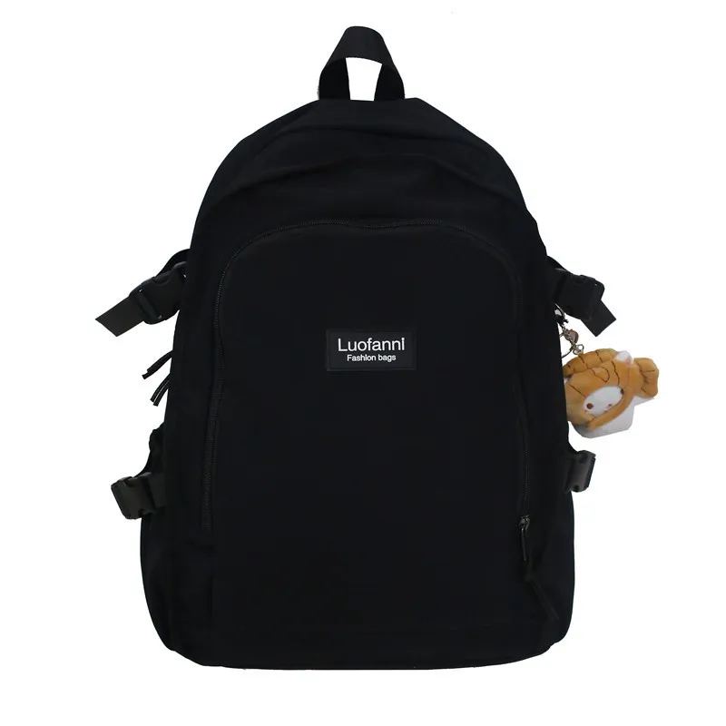 

Fashion brand backpack female 2021 korean version of simple casual outdoor travel backpack boys schoolbag school bags for girls