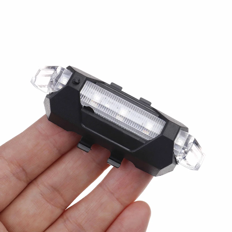 4 шт./компл. новый портативный светодиодный USB Перезаряжаемый велосипедный фонарь