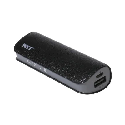 Черный Универсальный 2600mAh мини банк питания 18650 литий-ионная батарея банк питания Мобильный телефон зарядное устройство для iPhone samsung Xiaomi резервного копирования повербанк - Цвет: Черный