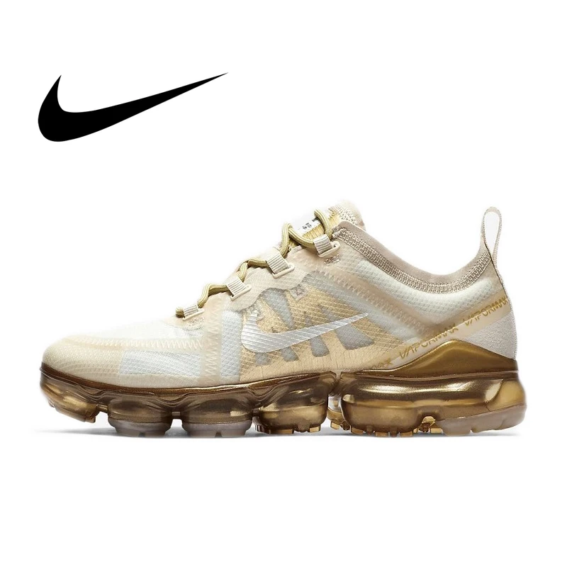 Оригинальные кроссовки для бега от Nike Air VaporMax 2019 дышащая Нескользящая прочная