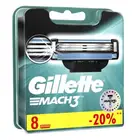 Лезвия для бритвы Gillette, сменные головки, 8 шт.упак., для мужчин