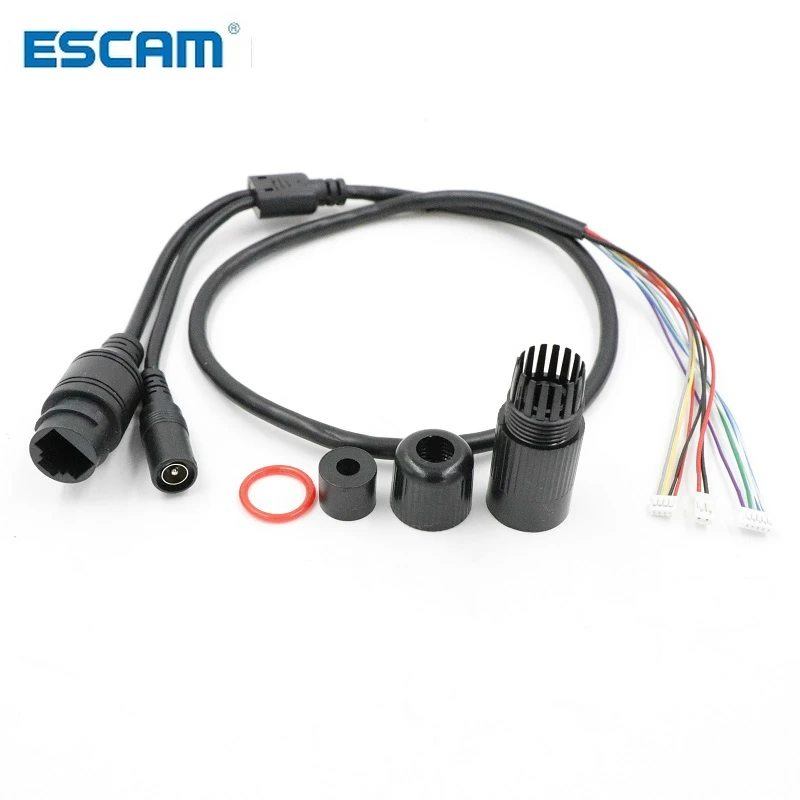 CCTV POE IP Сетевая камера PCB модуль видео кабель питания длина 65 см RJ45 гнездовые